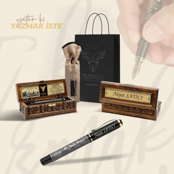 Diyarbakır Tekli Hediyelik Kalem Seri Antique Series ( Roller Kalem )